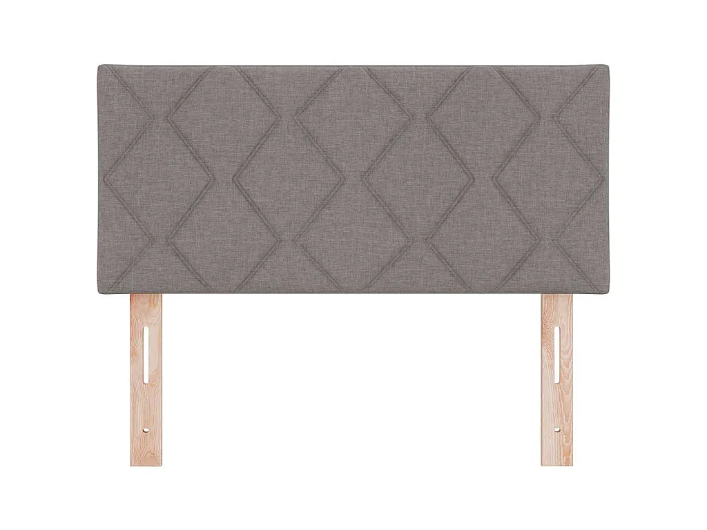 Tête de lit Taupe tissu
