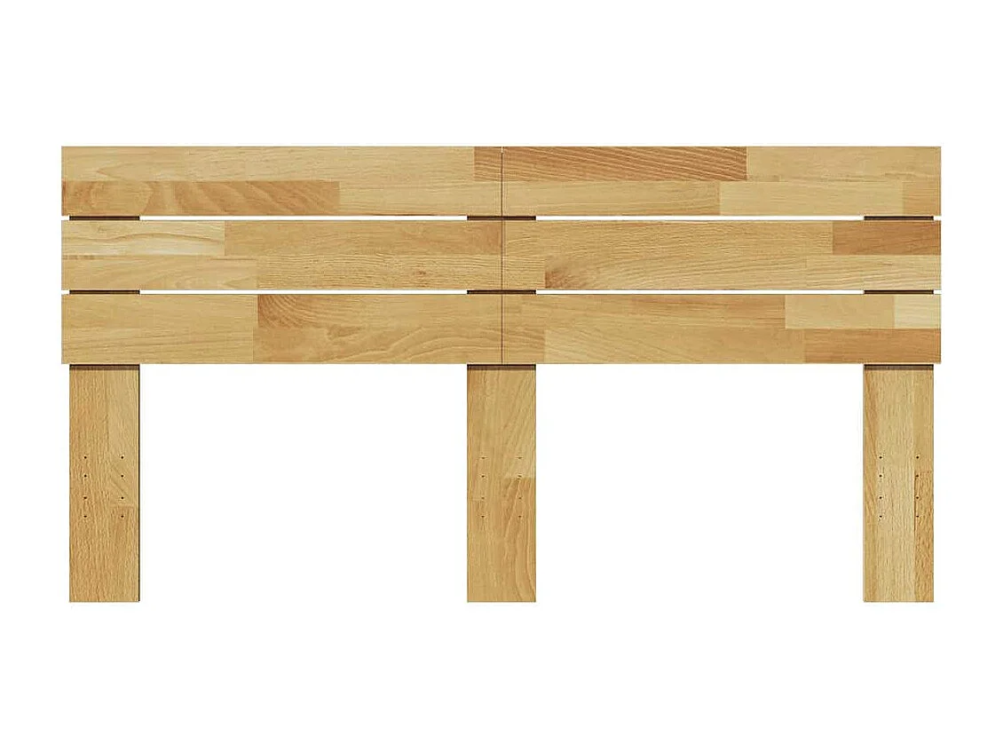 Kopfteil 150 cm Massivholz Eiche