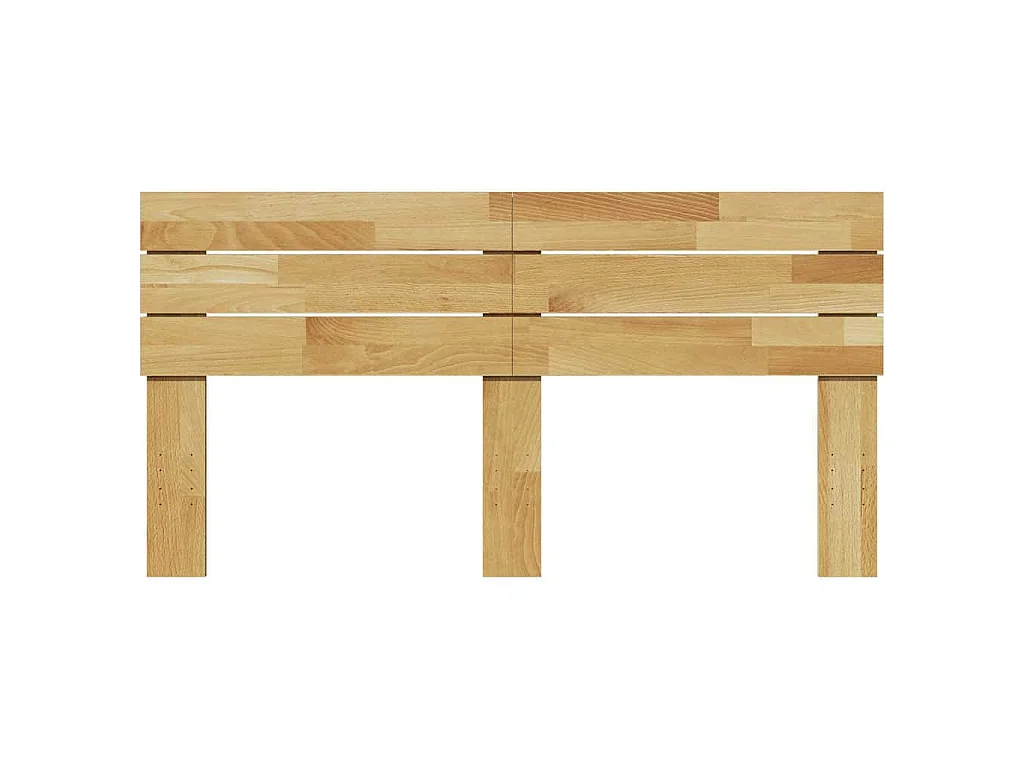 Testiera 150 cm in Legno Massello di Rovere
