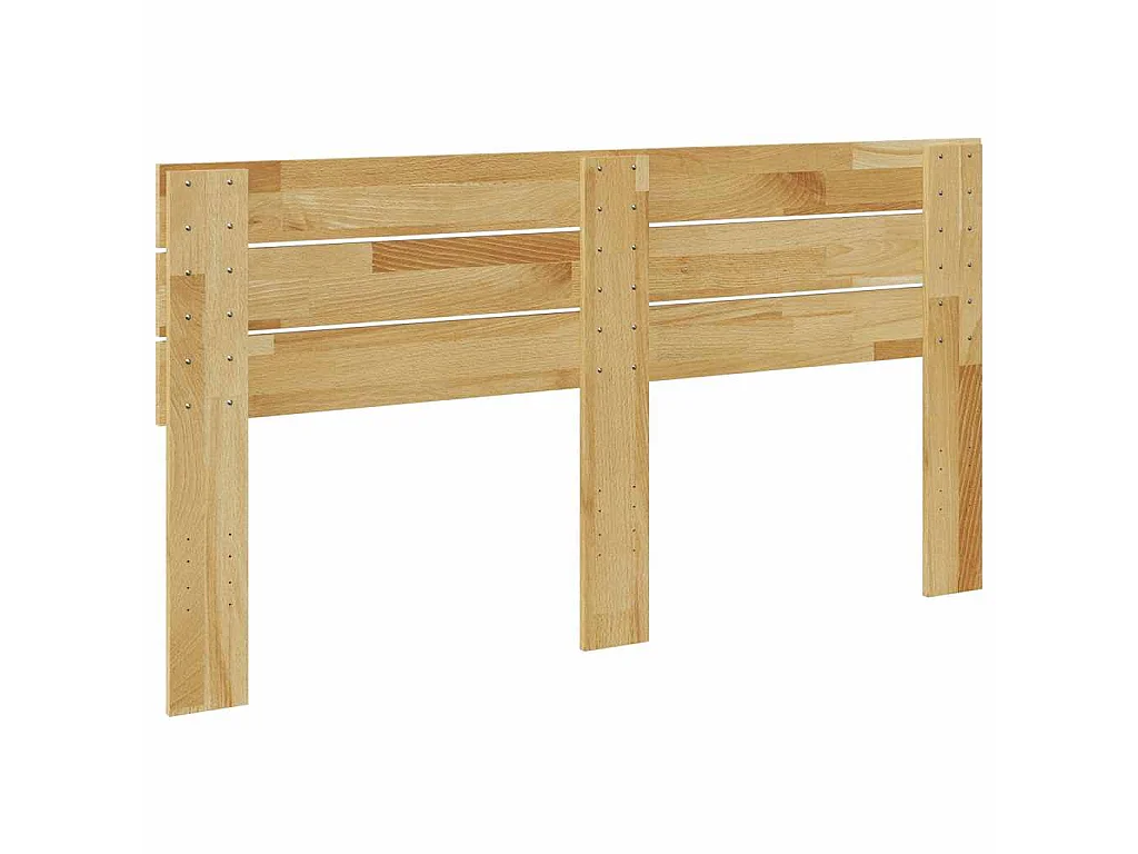 Testiera 150 cm in Legno Massello di Rovere
