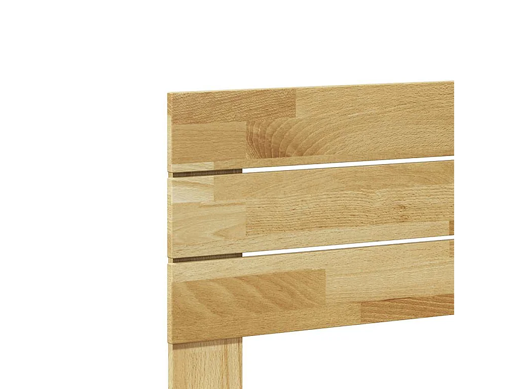 Testiera 150 cm in Legno Massello di Rovere