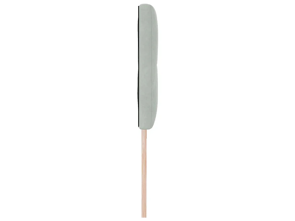 Testiera Grigio chiaro 200 cm Velluto