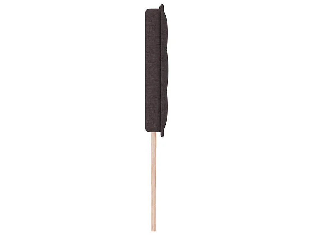 Testiera Marrone Scuro 200 cm Tessuto