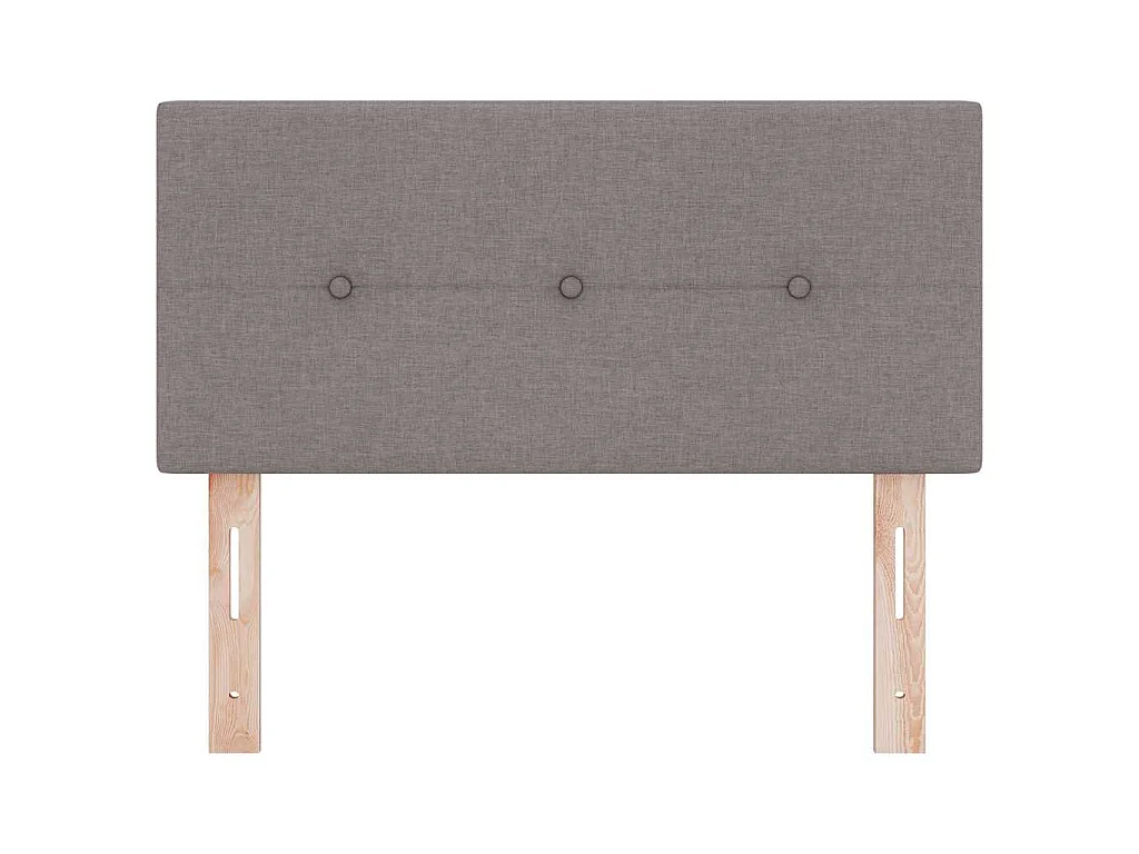 Tête de lit réglable en hauteur Taupe tissu