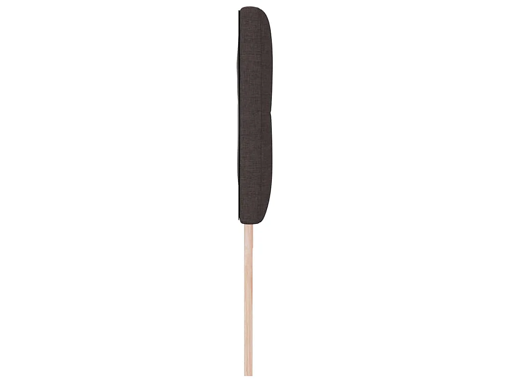 Höhenverstellbares Kopfteil Dunkelbraun 180 cm Stoff