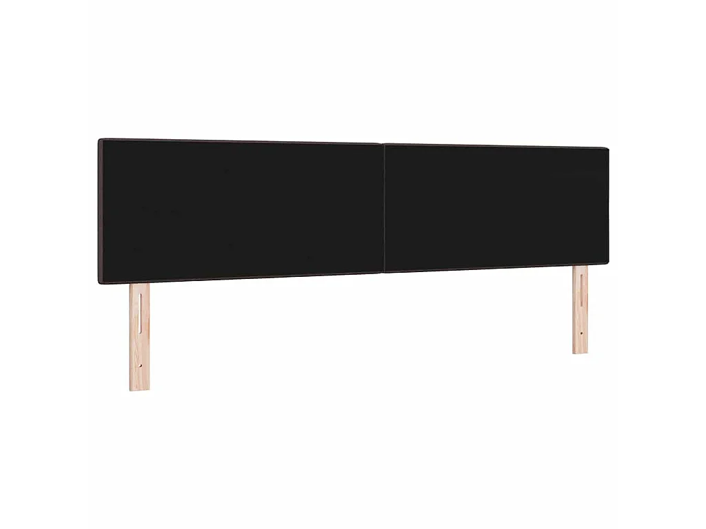 Höhenverstellbares Kopfteil Dunkelbraun 180 cm Stoff
