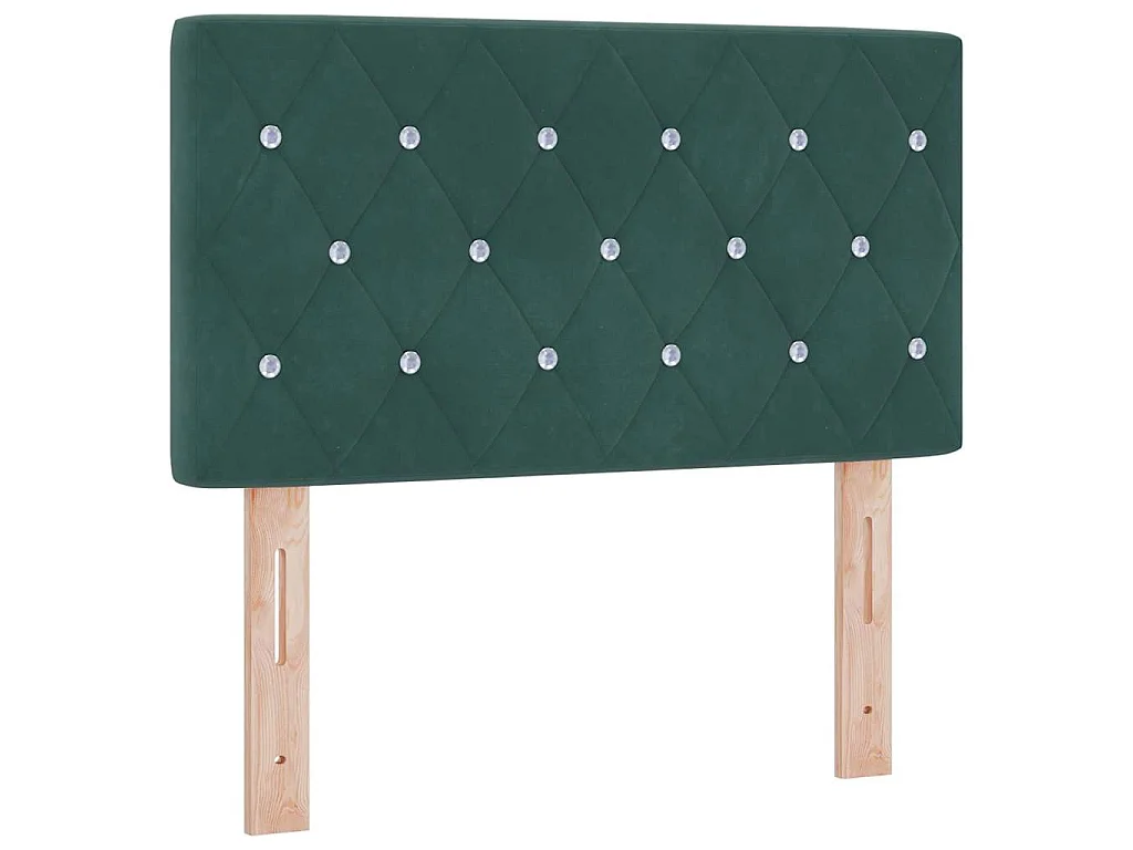 Hoofdbord Donkergroen 80 cm Fluweel