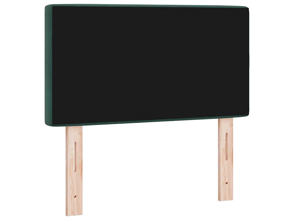 Hoofdbord Donkergroen 80 cm Fluweel