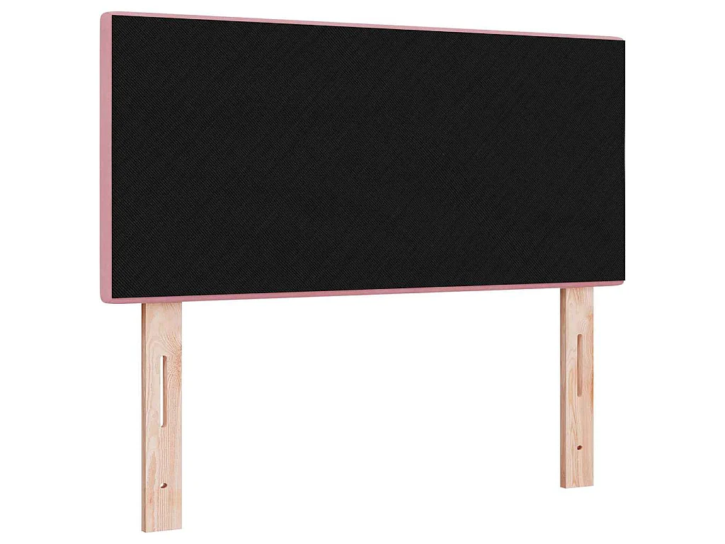 Tête de lit Rose 100 cm Velours
