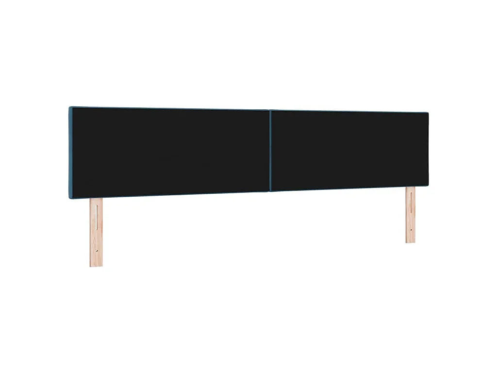 Kopfteil Dunkelblau 200 cm Samt