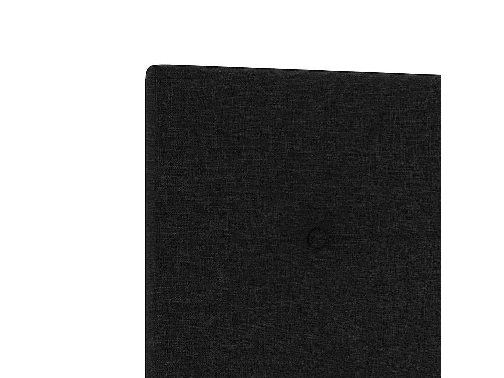 Höhenverstellbares Kopfteil mit Kopfteil Schwarz 200 cm Stoff