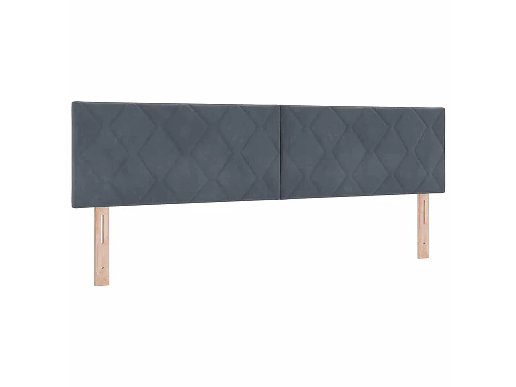 Kopfteil Dunkelgrau 180 cm Samt