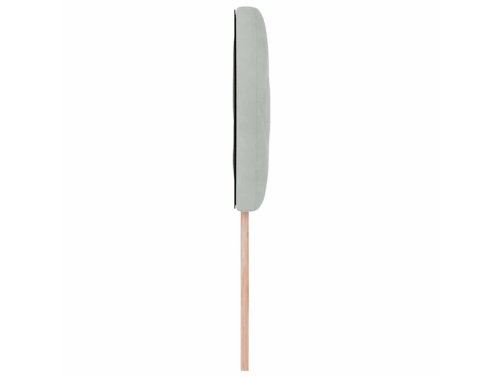 Hoofdbord Lichtgrijs 90 cm Fluweel