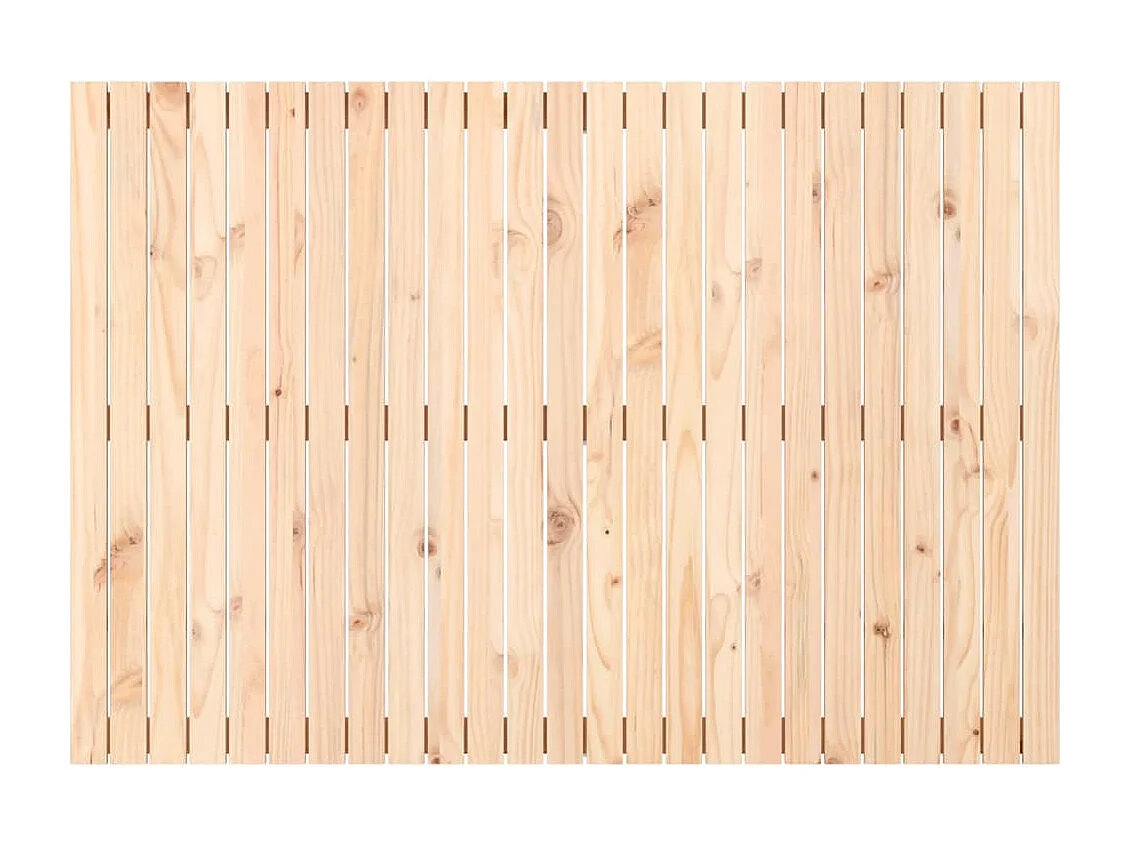 Wandhoofdbord 159,5x3x110 cm massief grenenhout
