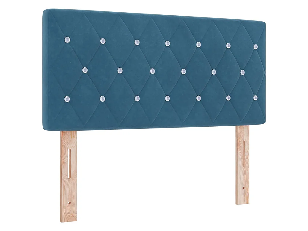 Kopfteil Dunkelblau 100 cm Samt