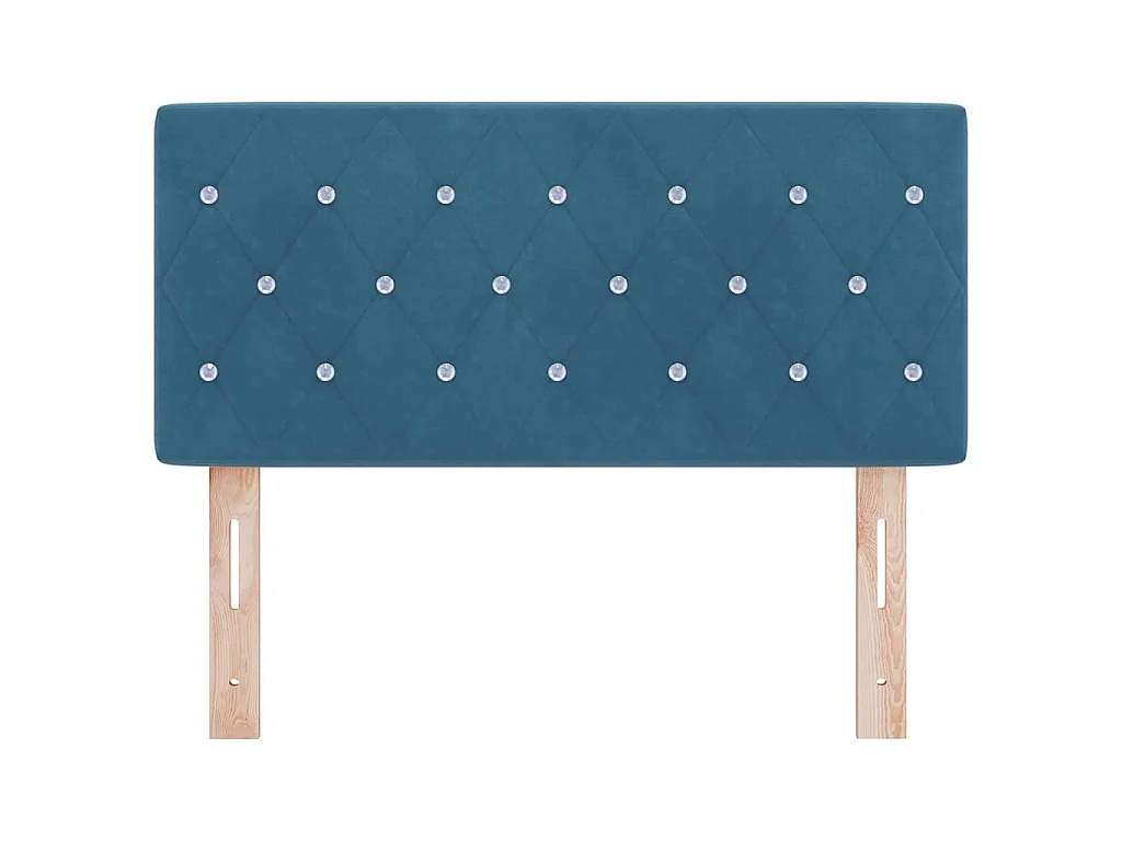 Kopfteil Dunkelblau 100 cm Samt