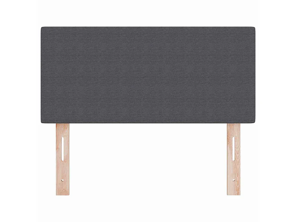 Testiera Grigio scuro 90 cm Tessuto in Cords