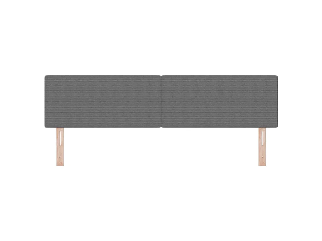 Kopfteil Hellgrau 180 cm Cordstoff