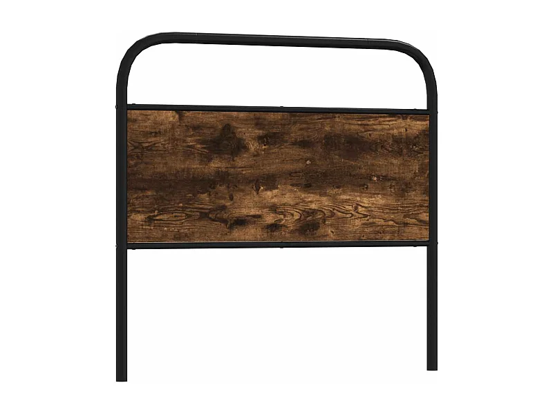 Kopfteil Räuchereiche 100 cm Stahl und Holzwerkstoff