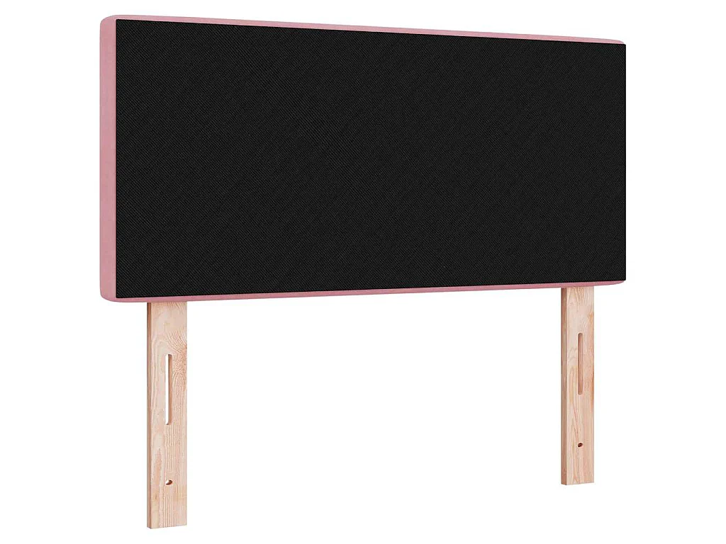 Tête de lit Rose 100 cm Velours