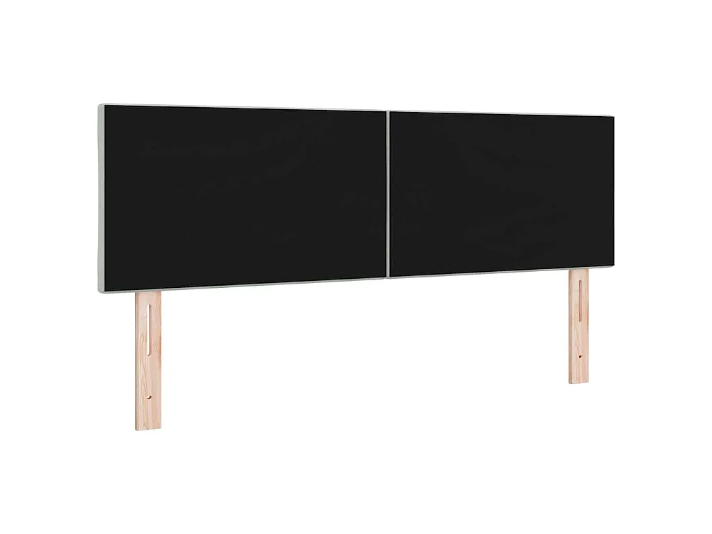 Hoofdbord Lichtgrijs 144 cm Fluweel
