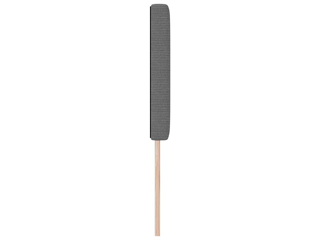 Cabeceira Cinzento-claro 160 cm Tecido de Veludo Cotele