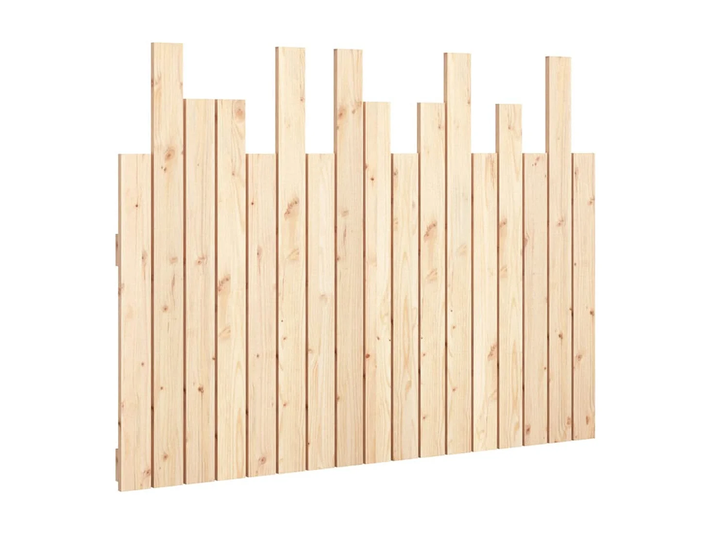 Hoofdbord wandmontage 108x3x80 cm massief grenenhout