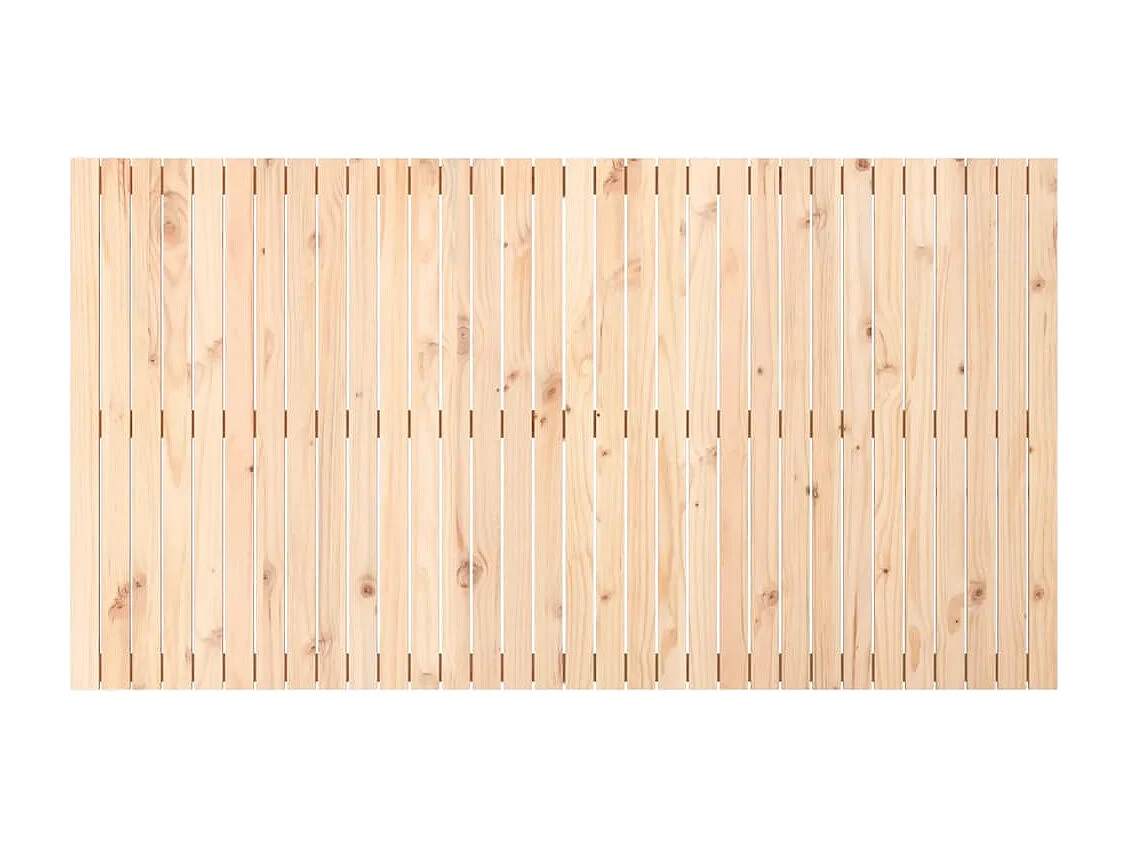 Hoofdbord wandmontage 204x3x110 cm massief grenenhout