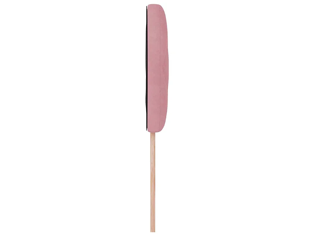 Tête de lit Rose 90 cm Velours