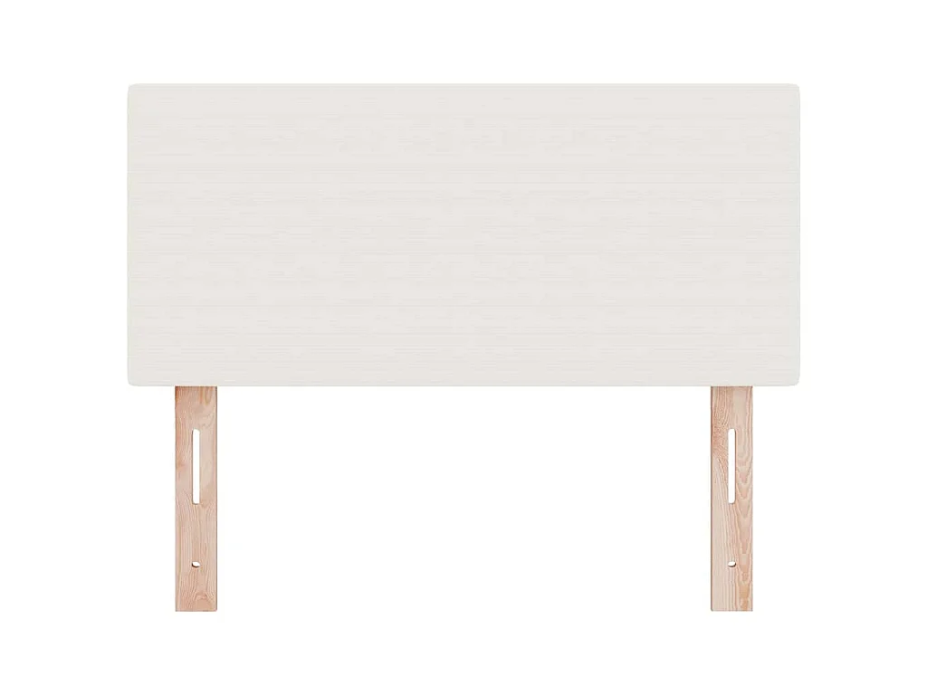 Hoofdbord Crème 100 cm Katoen Stof