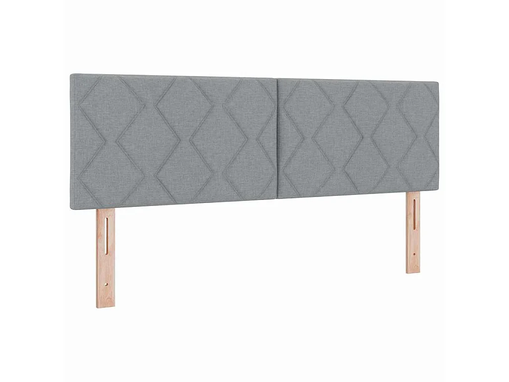 Hoofdbord Lichtgrijs 160 cm Stof