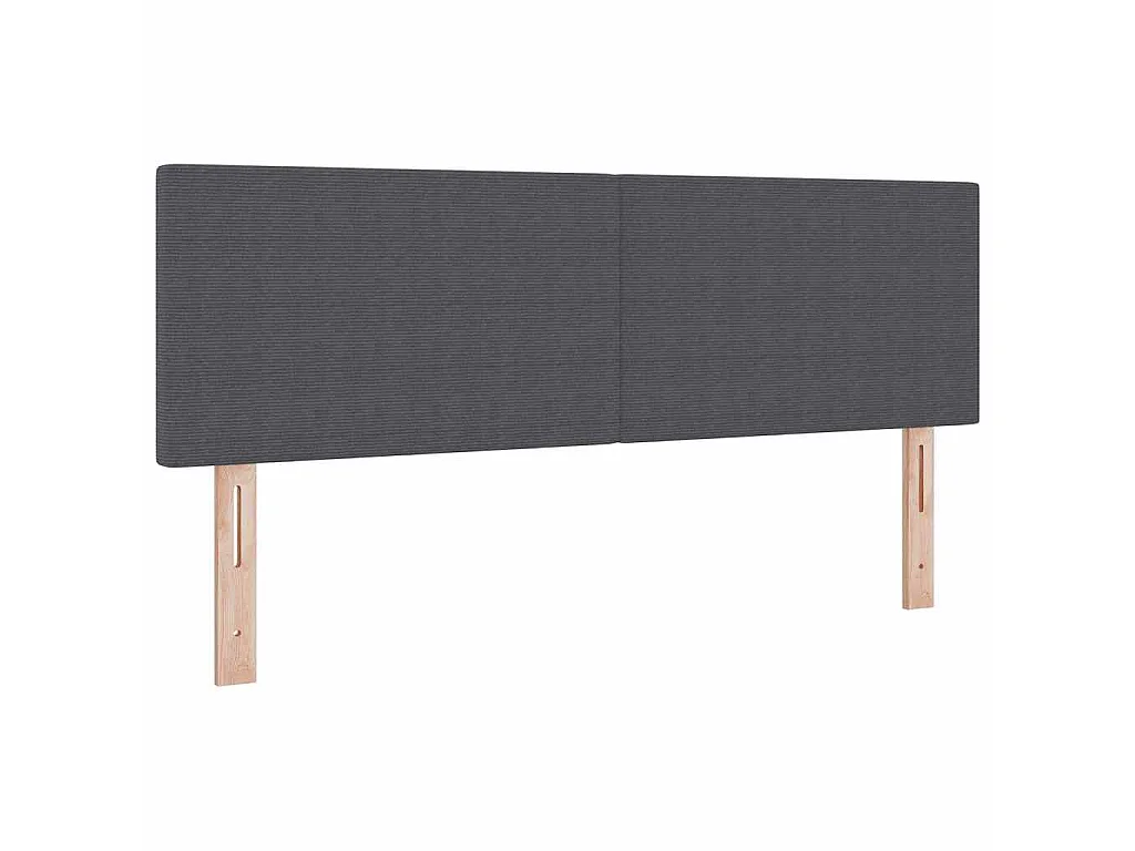 Kopfteil Dunkelgrau 144 cm Cordstoff
