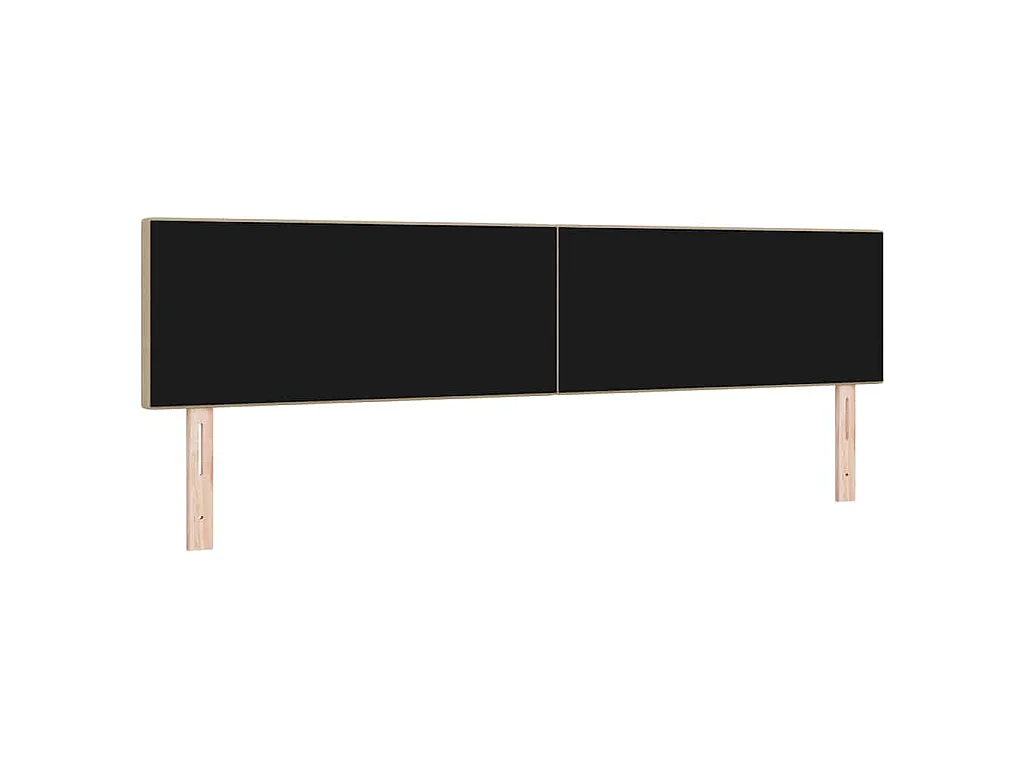 Kopfteil Hellgrün-Grau 200 cm Cordstoff