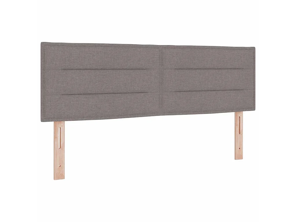 Tête de lit Taupe tissu