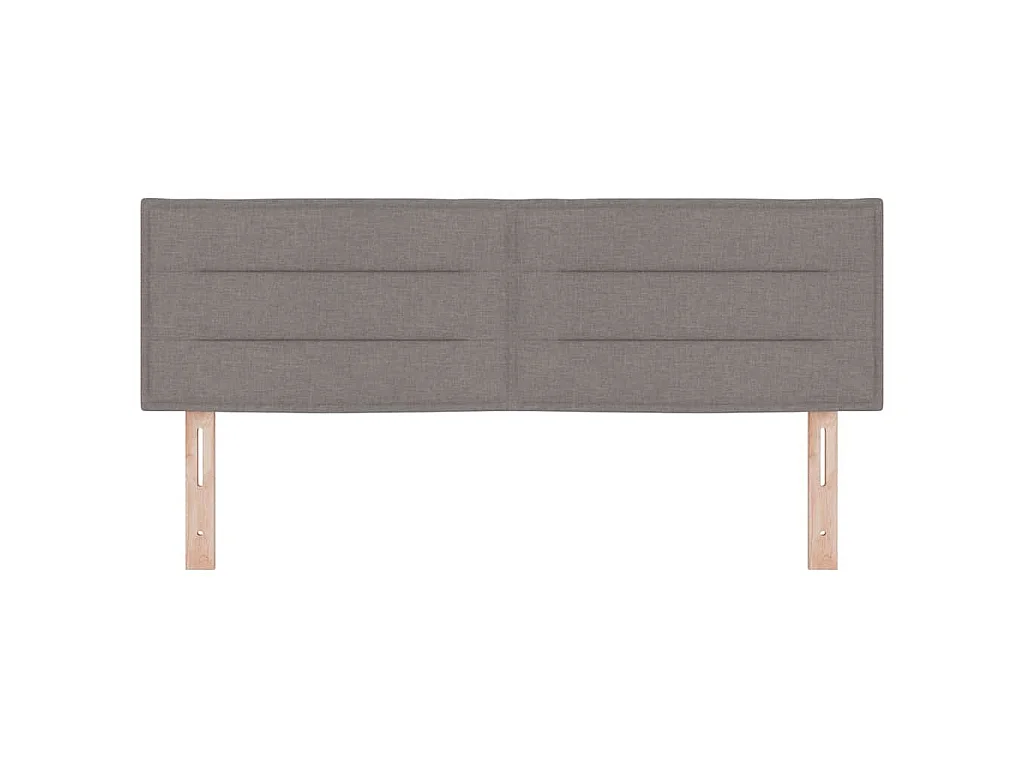 Tête de lit Taupe tissu