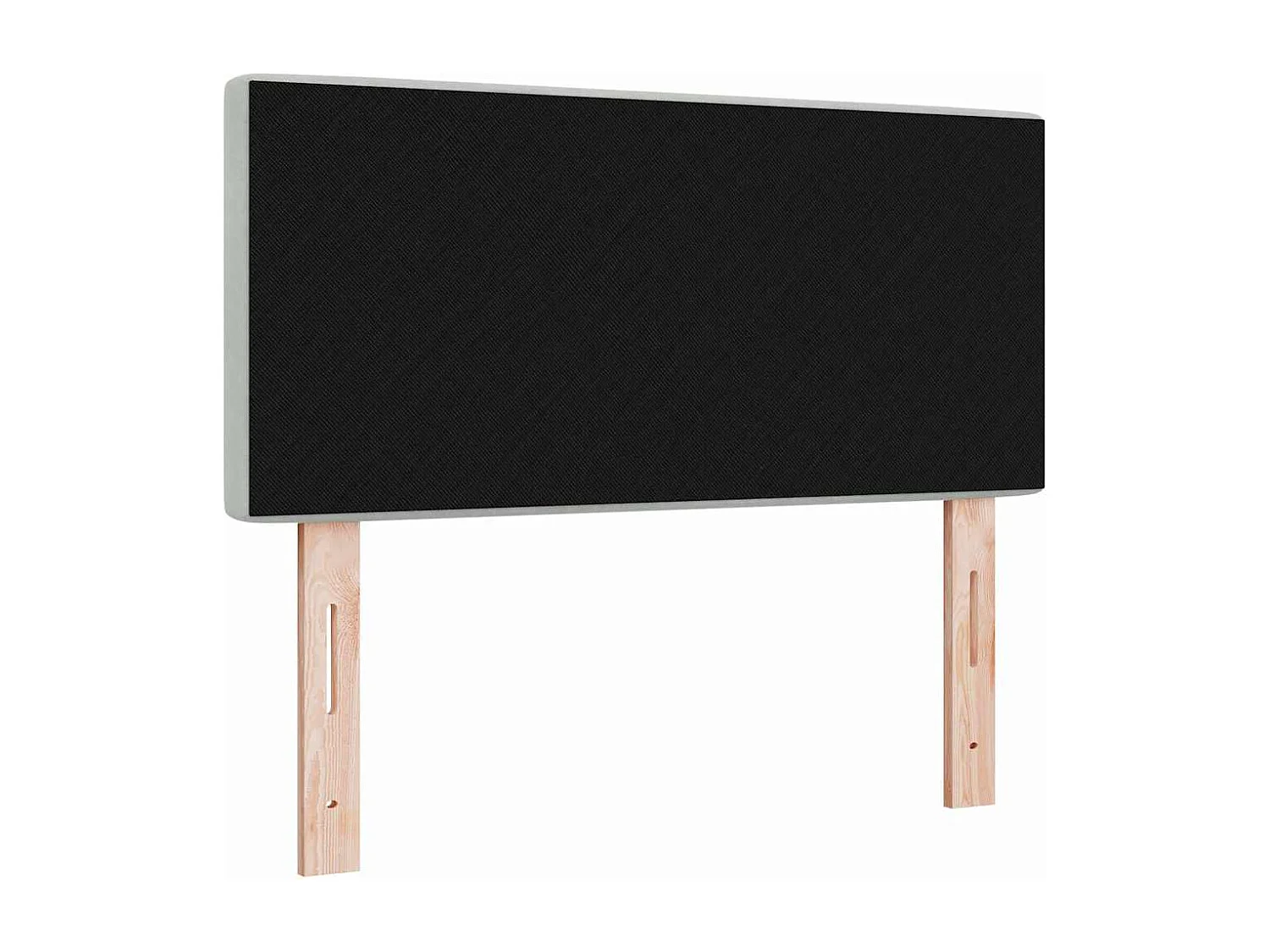 Tête de lit avec tête de lit Gris clair 90 cm Cuir synthétique