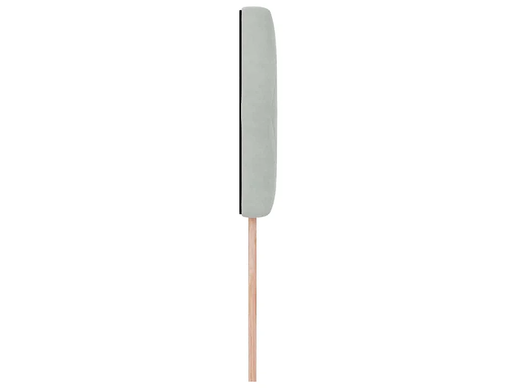 Testiera Grigio chiaro 90 cm Velluto