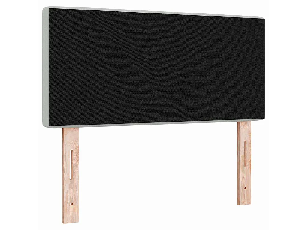 Testiera Grigio chiaro 90 cm Velluto