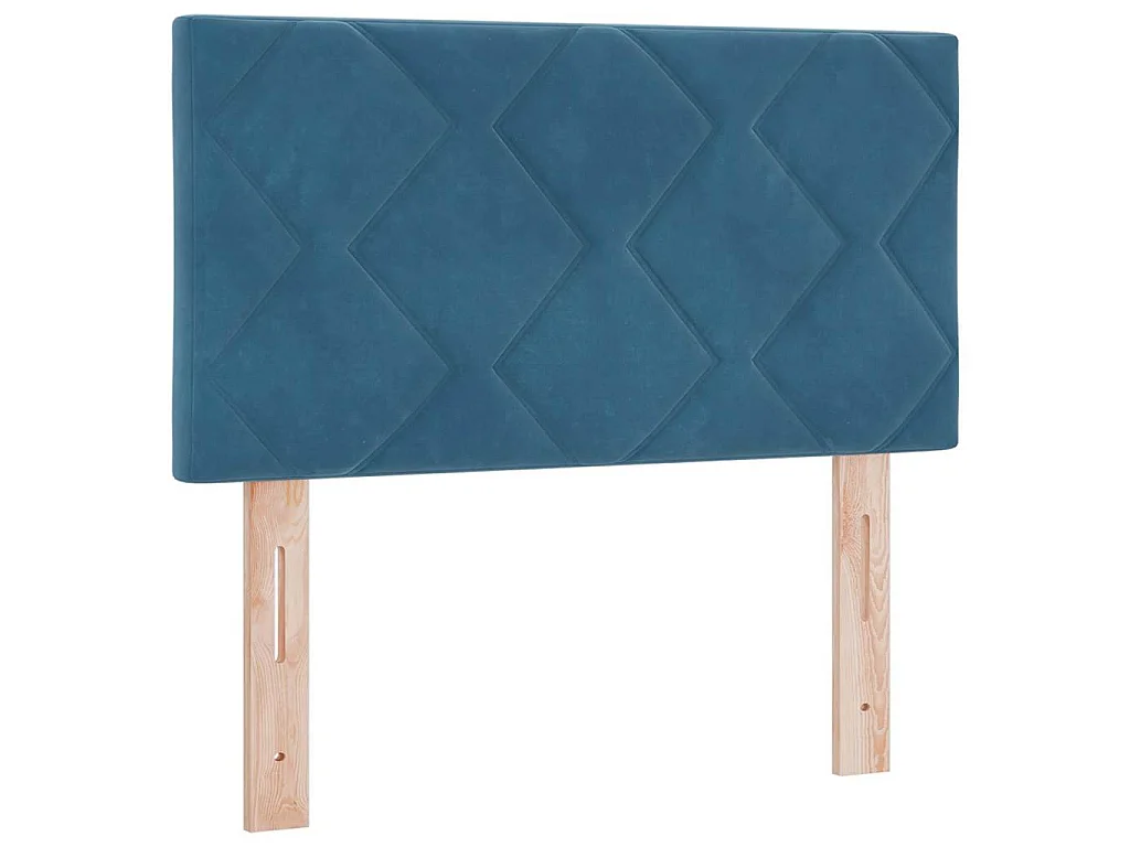 Kopfteil Dunkelblau 80 cm Samt