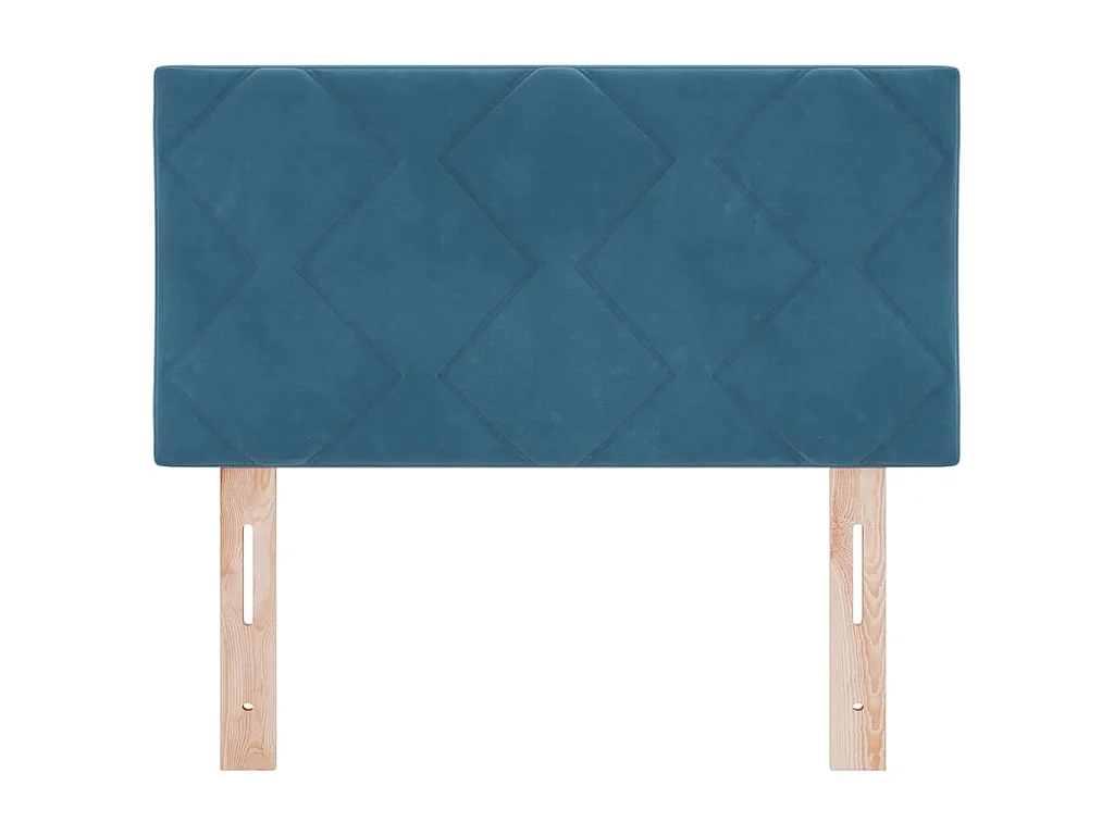 Kopfteil Dunkelblau 80 cm Samt