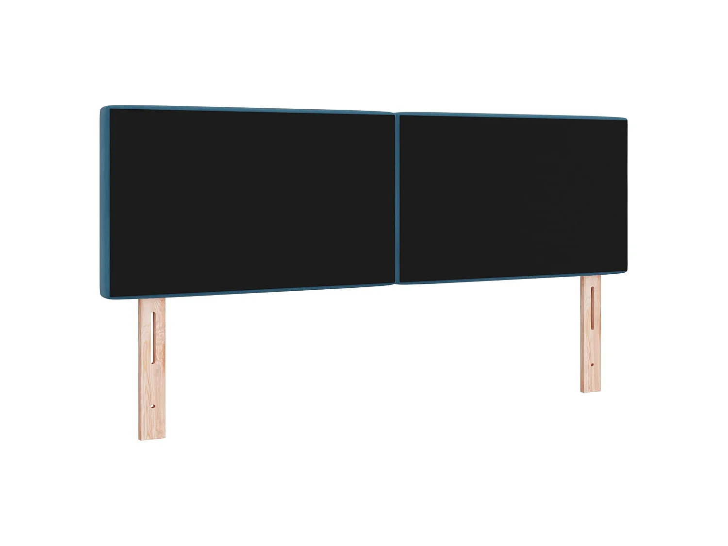 Kopfteil Dunkelblau 144 cm Samt