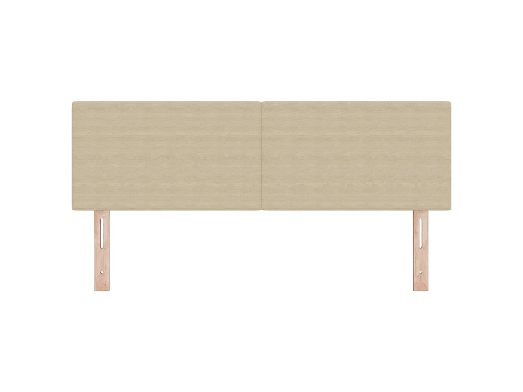 Kopfteil Hellgrün-Grau 144 cm Cordstoff
