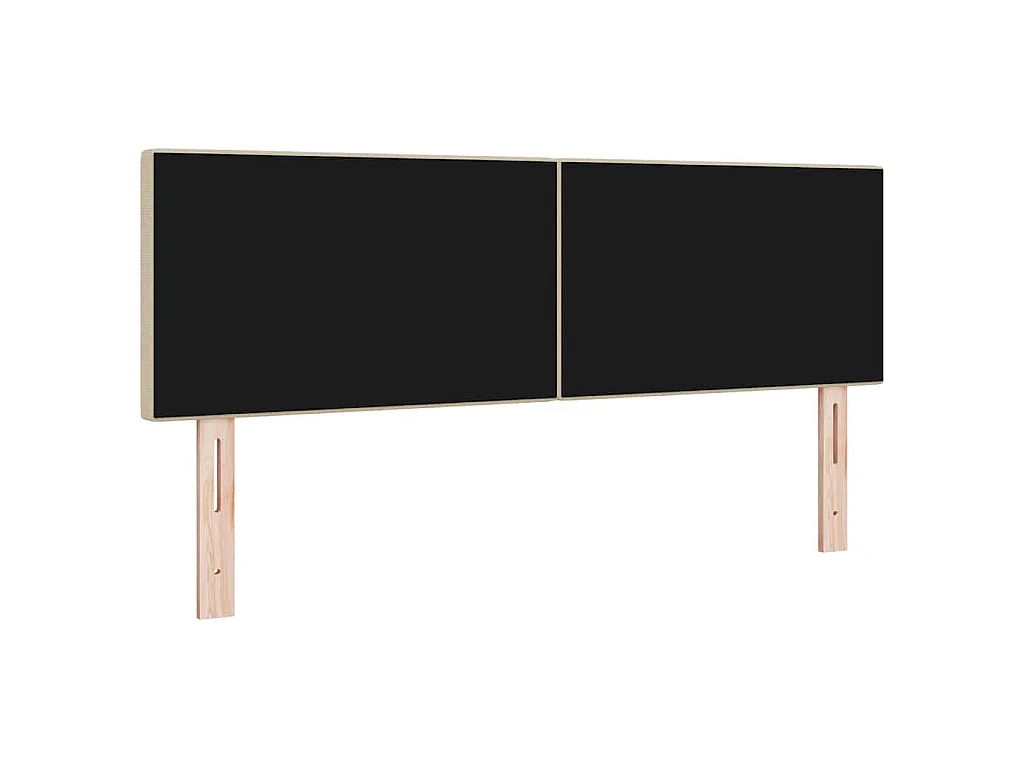 Kopfteil Hellgrün-Grau 144 cm Cordstoff
