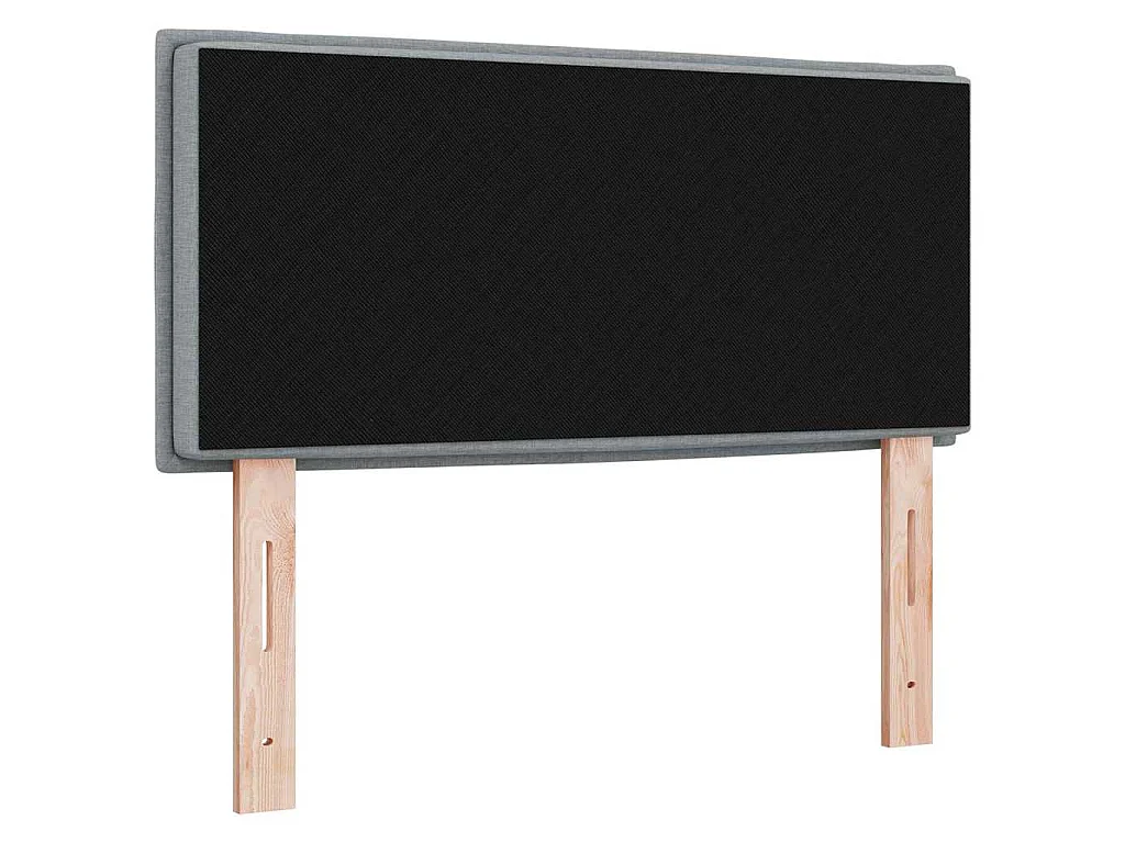 Hoofdbord Lichtgrijs 90 cm Stof