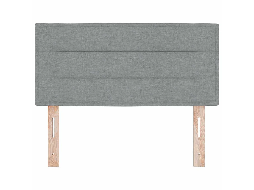 Hoofdbord Lichtgrijs 90 cm Stof