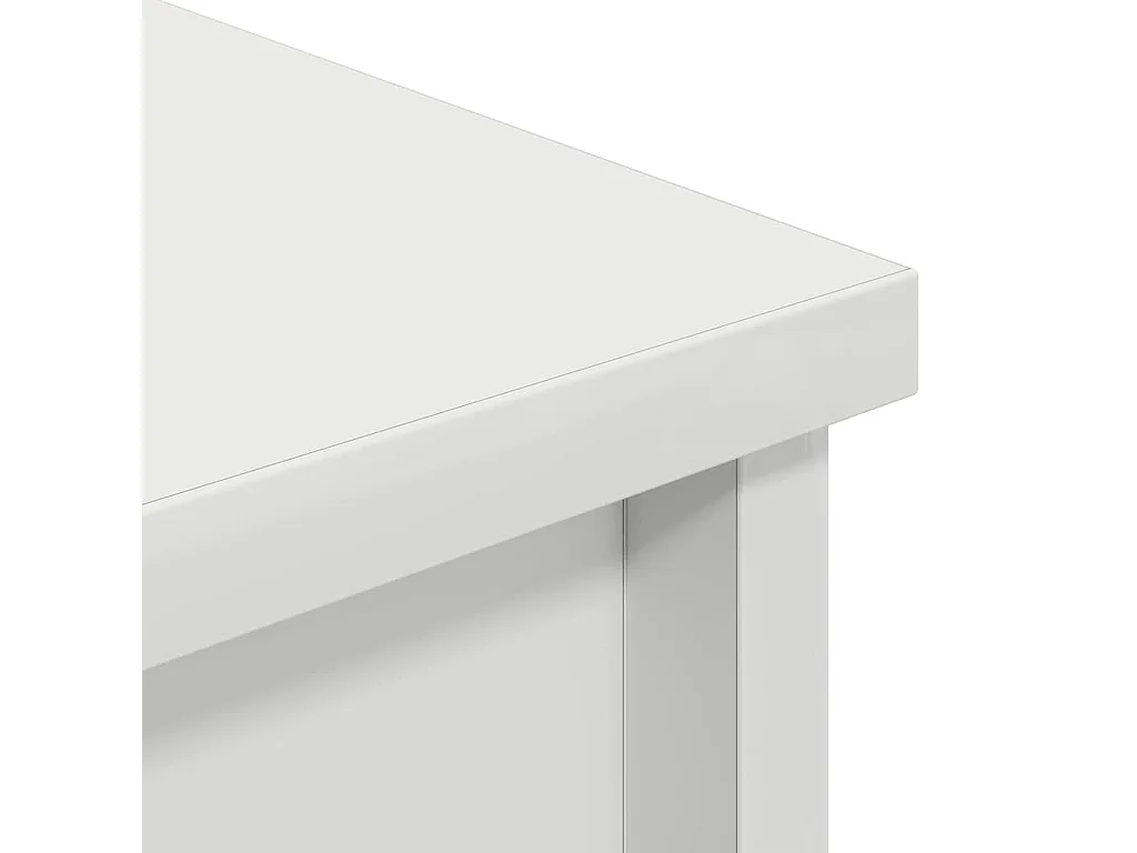 Buffet haut blanc 37,5x35x180 cm bois d'ingénierie