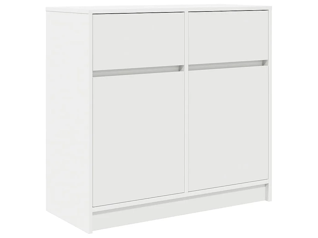 Dressoir met lade 80x34x76 cm spaanplaat wit