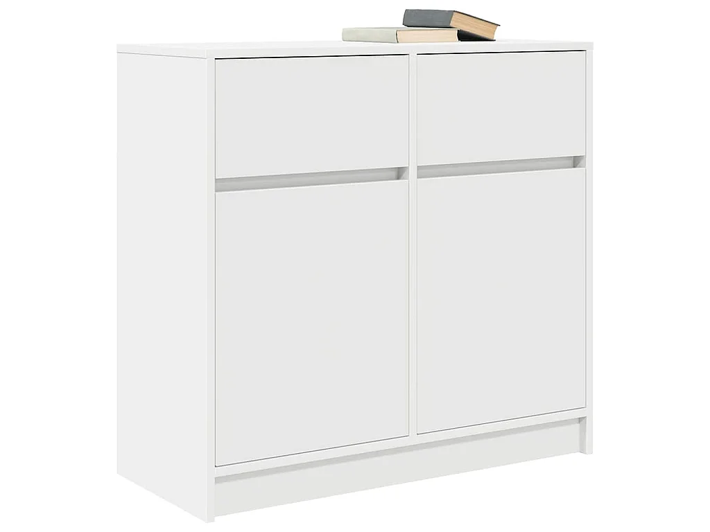 Dressoir met lade 80x34x76 cm spaanplaat wit