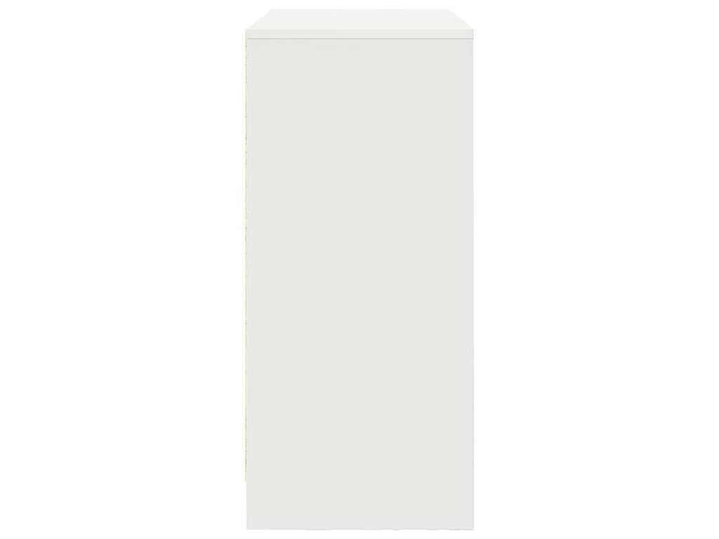 Dressoir met lade 80x34x76 cm spaanplaat wit