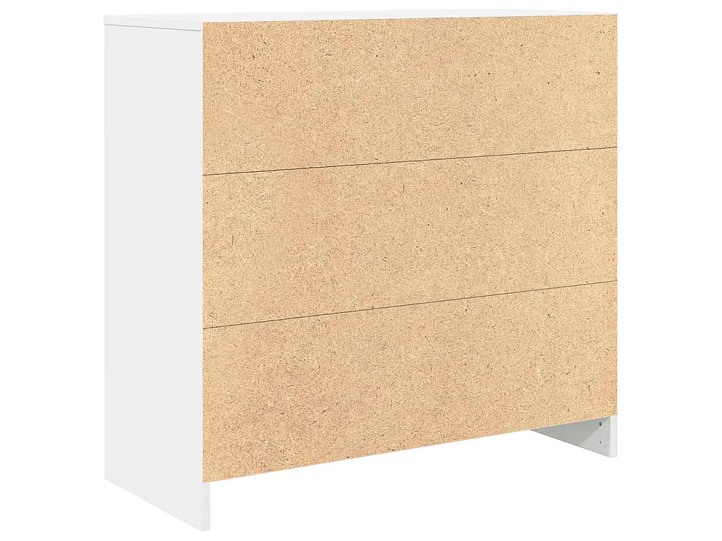 Dressoir met lade 80x34x76 cm spaanplaat wit